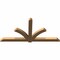 Ekena Millwork Redmond Smooth Timber Gable Bracket, Western Red Cedar, 96"W x 48"H x 3 1/2"D x 5 1/2"F, 12/12 Pitch GBW096X48X0406RED00SWR - alternate 5